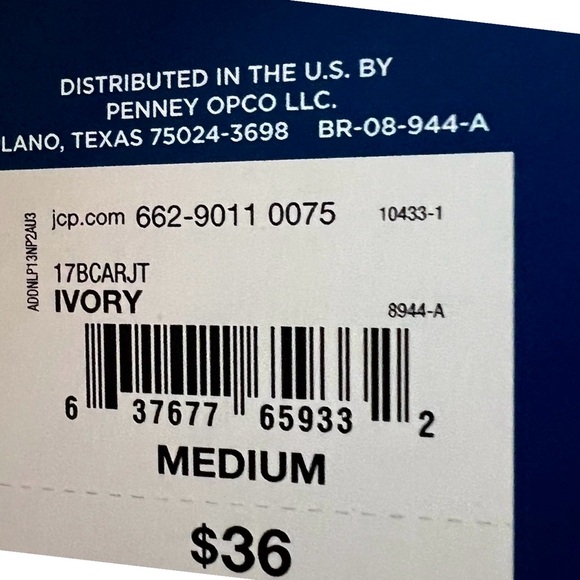 ARIZONA JEAN CO Top , cream color, camisole and lace top together - Picture 5 of 8